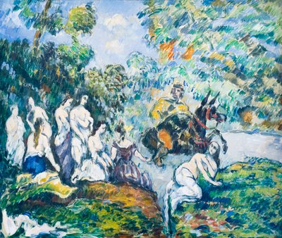 Legendaarinen kohtaus tai Sancho vedessä, c. 1878 (öljy kankaalle) tekijältä Paul Cézanne