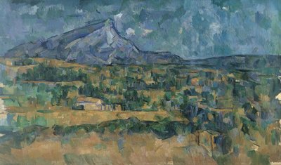 Mont Sainte-Victoire, n. 1902-06 (öljy kankaalle) tekijältä Paul Cézanne
