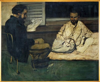 Paul Alexis lisant a Emile Zola (öljy kankaalle) tekijältä Paul Cezanne