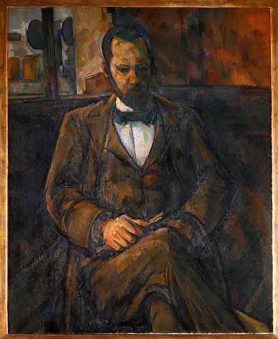 Muotokuva taidekauppias Ambroise Vollardista, maalattu 1899 (maalaus kankaalle) tekijältä Paul Cezanne
