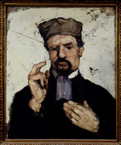 Dominique-sedän muotokuva Paul Cezannen lakimiesmaalauksessa (1839-1906) 1866 su. 0,65x0,54 m Pariisi, musee d