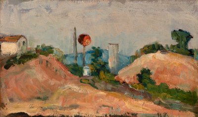 Railroad Cut tekijältä Paul Cézanne