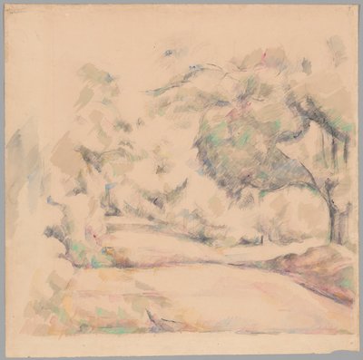 Road Provencessa tekijältä Paul Cézanne