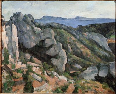 Rocks at the Estaque (öljy kankaalle tekijältä Paul Cézanne