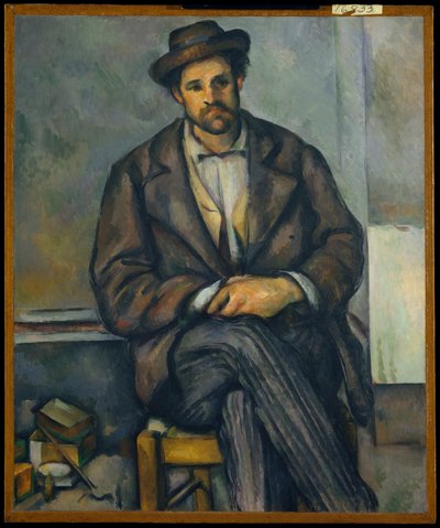 Istuva talonpoika tekijältä Paul Cézanne