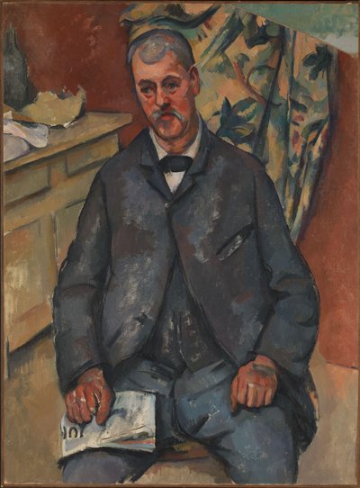 Istuva mies tekijältä Paul Cézanne