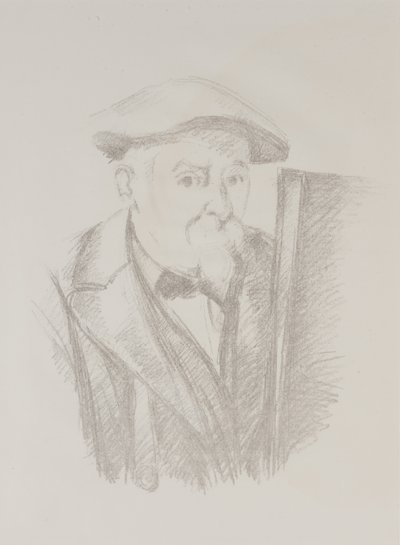 Omakuva etualan edessä tekijältä Paul Cézanne