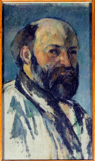 Paul Cezannen (1839-1906) omakuvamaalaus 1877 su. 0,25x0,14 m Pariisi, Musee d