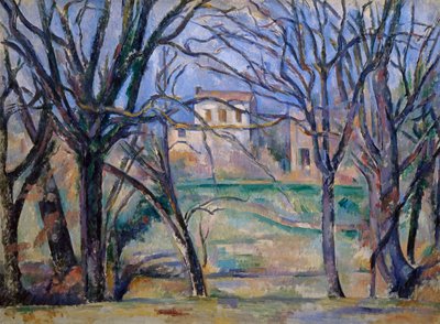 Puut ja talot tekijältä Paul Cézanne
