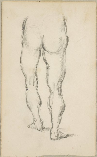 Luca Signorellin jälkeen: jalkojen tutkimus, n. 1883-1886 tekijältä Paul Cézanne