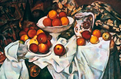 Omenat ja appelsiinit, 1895-1900 tekijältä Paul Cézanne