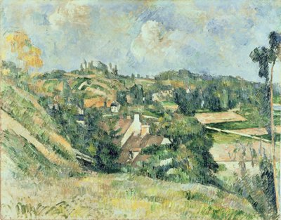 Auvers-sur-Oise, Val Harmesta katsottuna, 1879-82 tekijältä Paul Cézanne