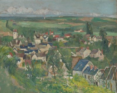 Auvers, panoraamanäköala tekijältä Paul Cézanne