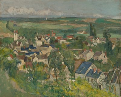 Auvers, Panoraamanäkymä, 187375. tekijältä Paul Cézanne