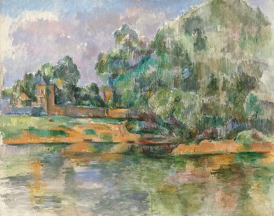 Seinen ranta Médanissa tekijältä Paul Cézanne