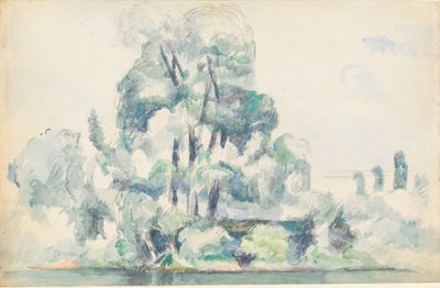 Seinen ranta Médanissa, 1880-1885. tekijältä Paul Cézanne