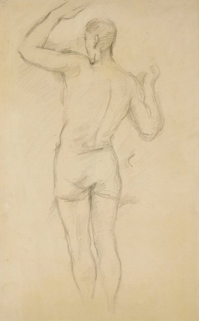 Kylpylä seisova; Seisova kylpylä, c. 1885-88 tekijältä Paul Cézanne