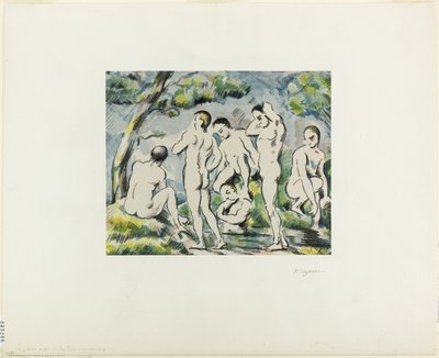 Uimarit tekijältä Paul Cézanne