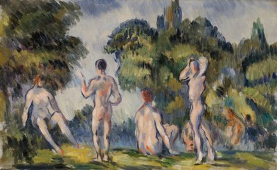 Uimarit, 189094. tekijältä Paul Cézanne