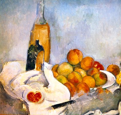Pullot ja omenat, c1870-1906 tekijältä Paul Cézanne
