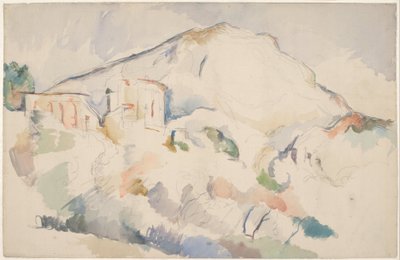 Château Noir ja Mont Sainte-Victoire, noin 1890-1895. tekijältä Paul Cézanne