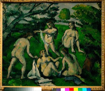 Viisi uimaria tekijältä Paul Cézanne