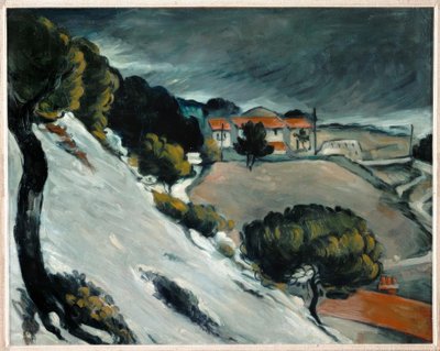 Cézanne, Schneeschmelze in L’Estaque1870 tekijältä Paul Cézanne