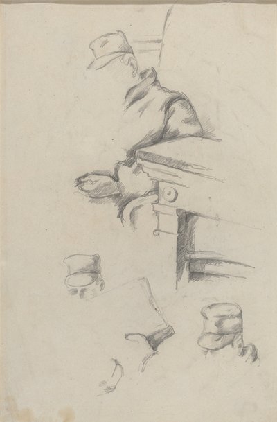 Taiteilijan isä [verso] tekijältä Paul Cézanne