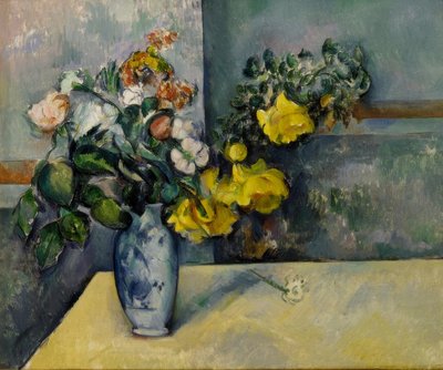 Fleurs dans un vaase tekijältä Paul Cézanne