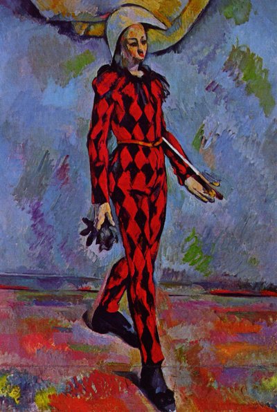 Ranska: Arlequin Harlequin tekijältä Paul Cézanne
