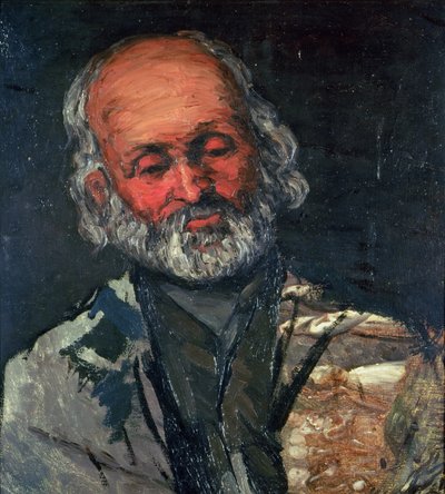 Vanhan miehen pää, n. 1866 tekijältä Paul Cézanne