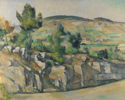 Kukkulan rinteessä Provence, n. 1890 tekijältä Paul Cézanne