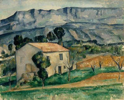 Talo Provencessa - Cezanne, Paul (1839-1906) - 1886-1890 - Öljy kankaalle - Indianapolisin taidemuseo tekijältä Paul Cézanne