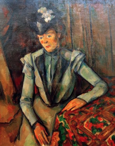La Dame en bleu tekijältä Paul Cézanne