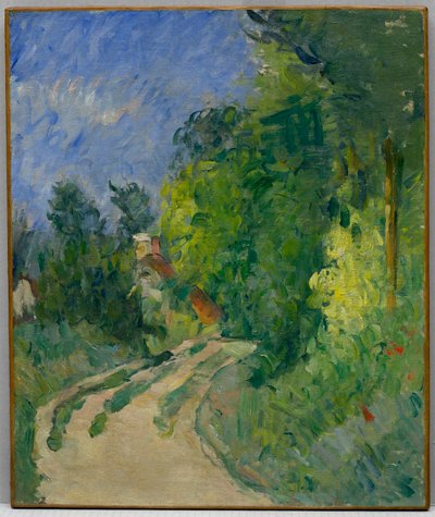 La Route tournante aluskasvillisuudessa tekijältä Paul Cézanne