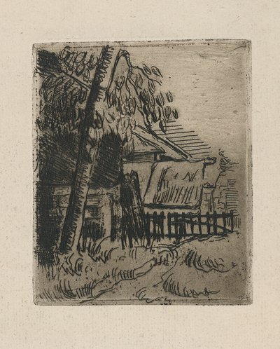 Maisema Auversissa tekijältä Paul Cézanne