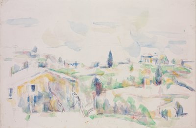 Maisema Provencessa tekijältä Paul Cézanne