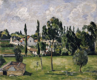 Maisema vesiviivalla, n. 1879 tekijältä Paul Cézanne