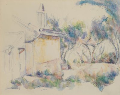 Cabanon de Jourdan tekijältä Paul Cézanne