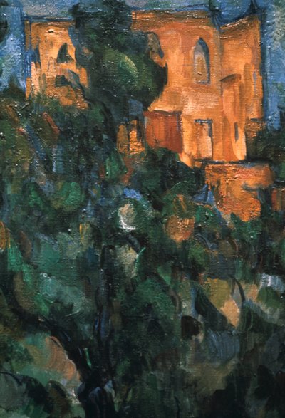 Chateau Noir, yksityiskohta, 1904-1906 tekijältä Paul Cézanne