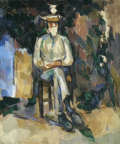 Le Jardinier Vallier (Puutarhuri Vallier). 1906 tekijältä Paul Cézanne