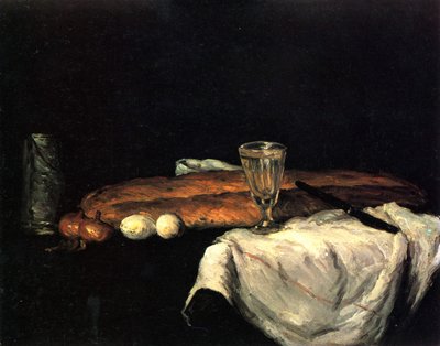 Leipä ja munat tekijältä Paul Cézanne