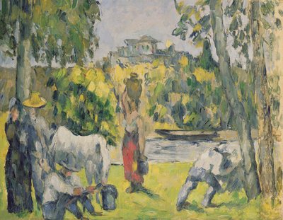 Life in the Fields, noin 1875 tekijältä Paul Cézanne