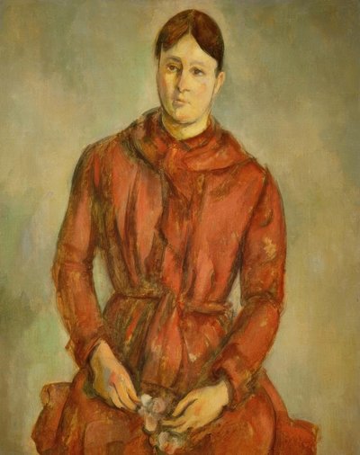Madame Cézanne en rouge tekijältä Paul Cézanne