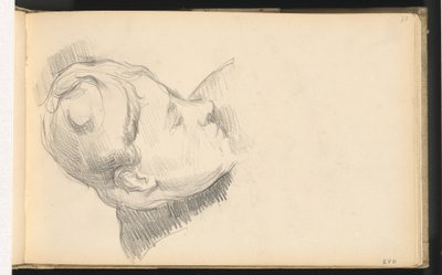 Madame Cézanne pää alhaalla tekijältä Paul Cézanne