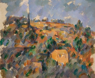Taloja kukkulalla, Provence tekijältä Paul Cézanne
