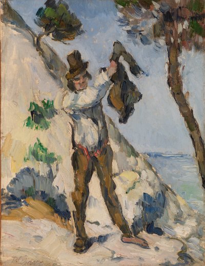 Mies takin kanssa tekijältä Paul Cézanne