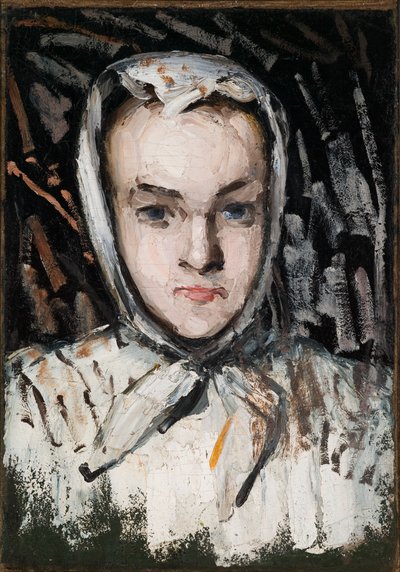 Marie Cézanne, taiteilijan sisar (recto), taiteilijan äiti (verso) tekijältä Paul Cézanne