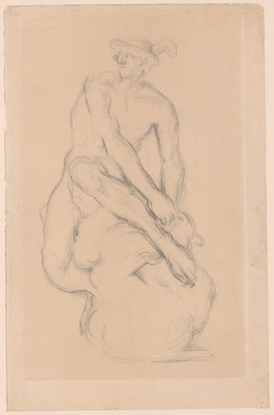 Merkurius (Pigallen jälkeen) tekijältä Paul Cézanne