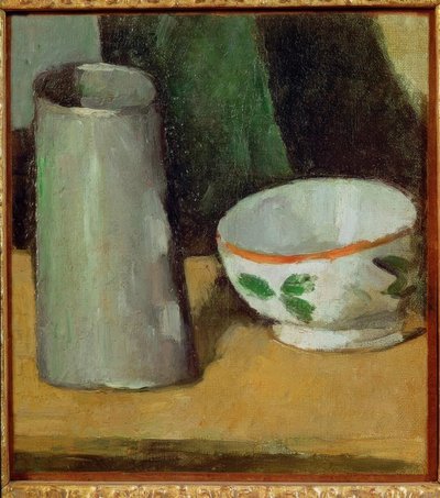 Milchschale und Kanne tekijältä Paul Cézanne